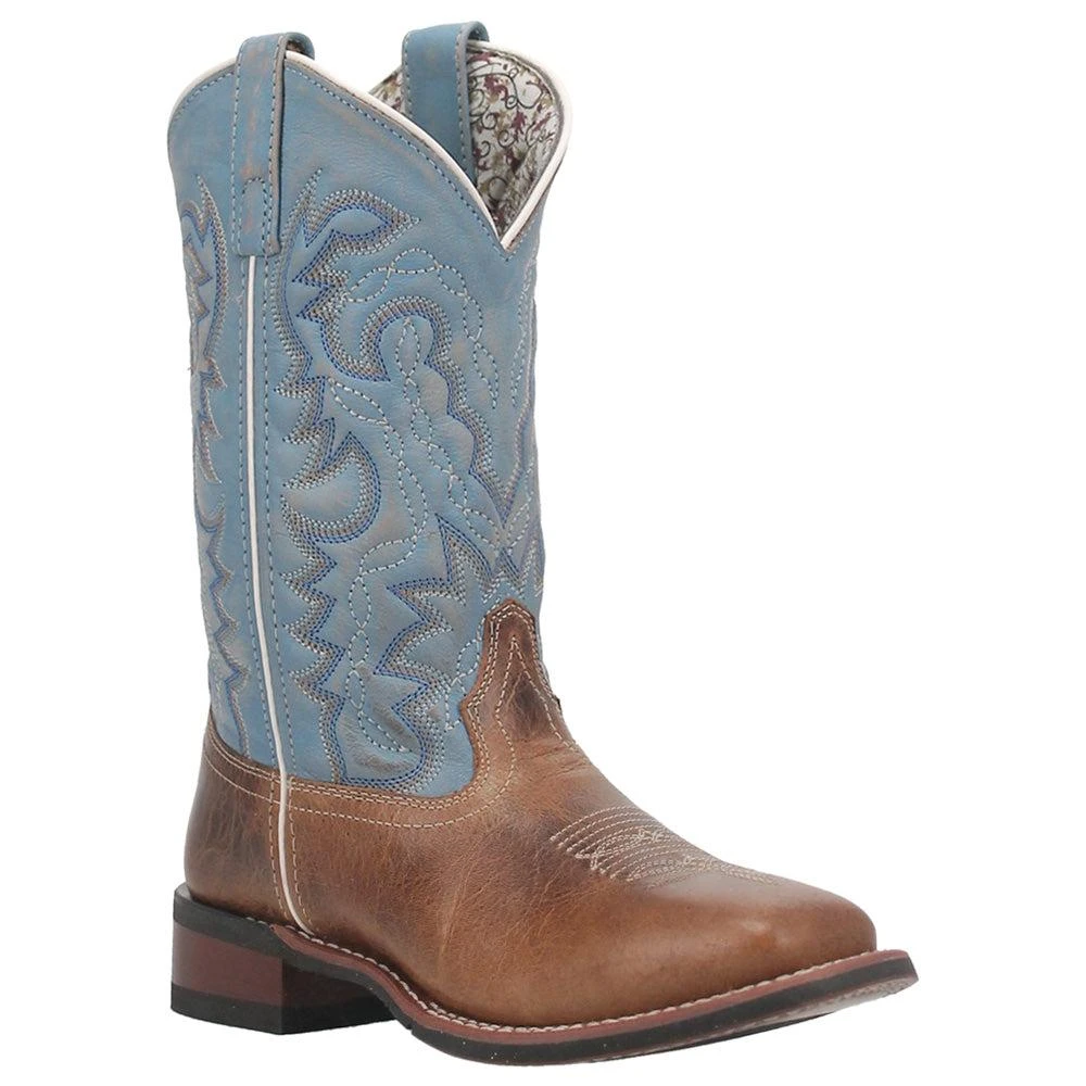 Laredo Darla Square Toe Embroidered Cowboy Boots 2