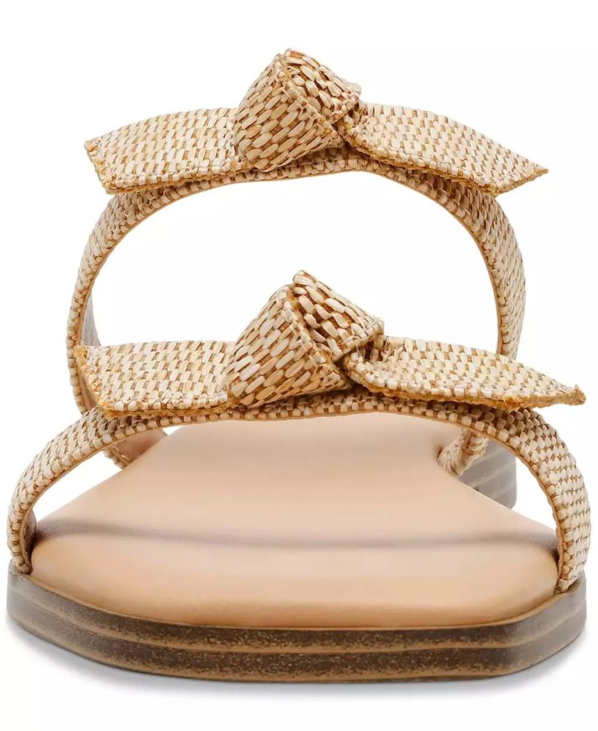 DV Dolce Vita Women's Medford Two-Band Bow Flat Sandals 7
