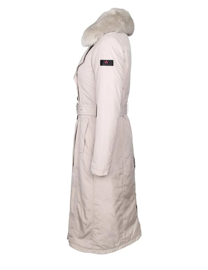 PEUTEREY Rodin Mfc Fur Trench Coat In Microfiber Poplin Color Beige 2