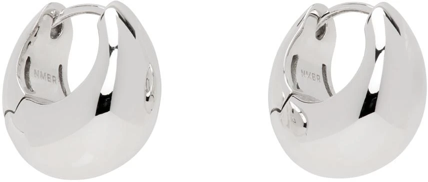 Numbering Silver #5116 Small Earrings 2