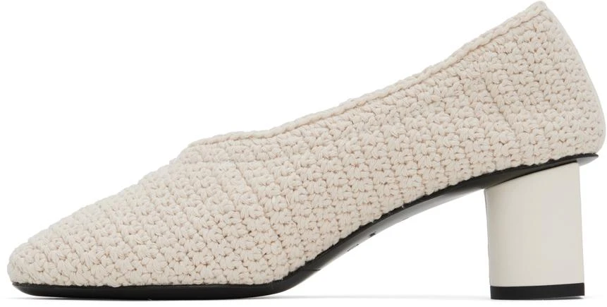 CO Off-White Crochet Heels 3
