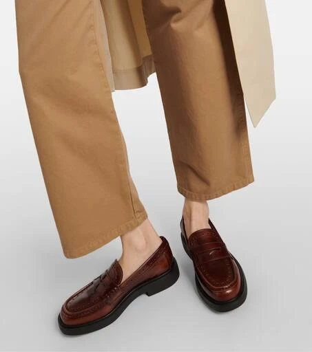 Tod's Leather penny loafers 4