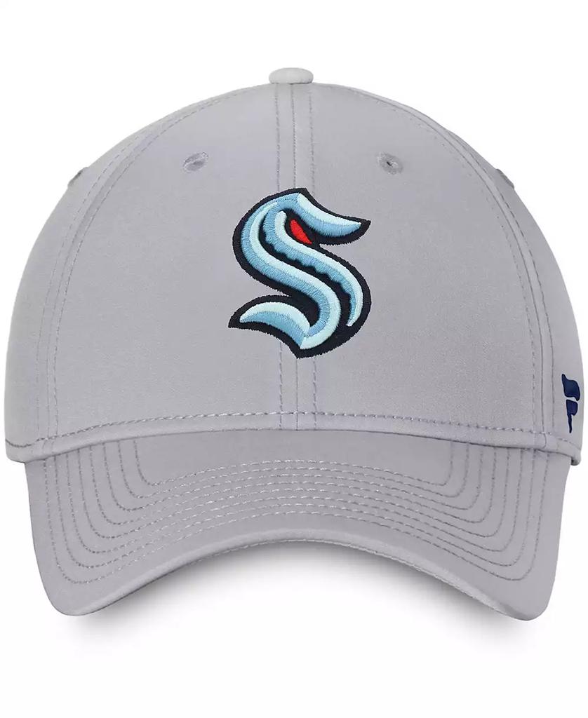 Authentic NHL Headwear Fanatics Branded Men's Seattle Kraken Primary Logo Flex Cap