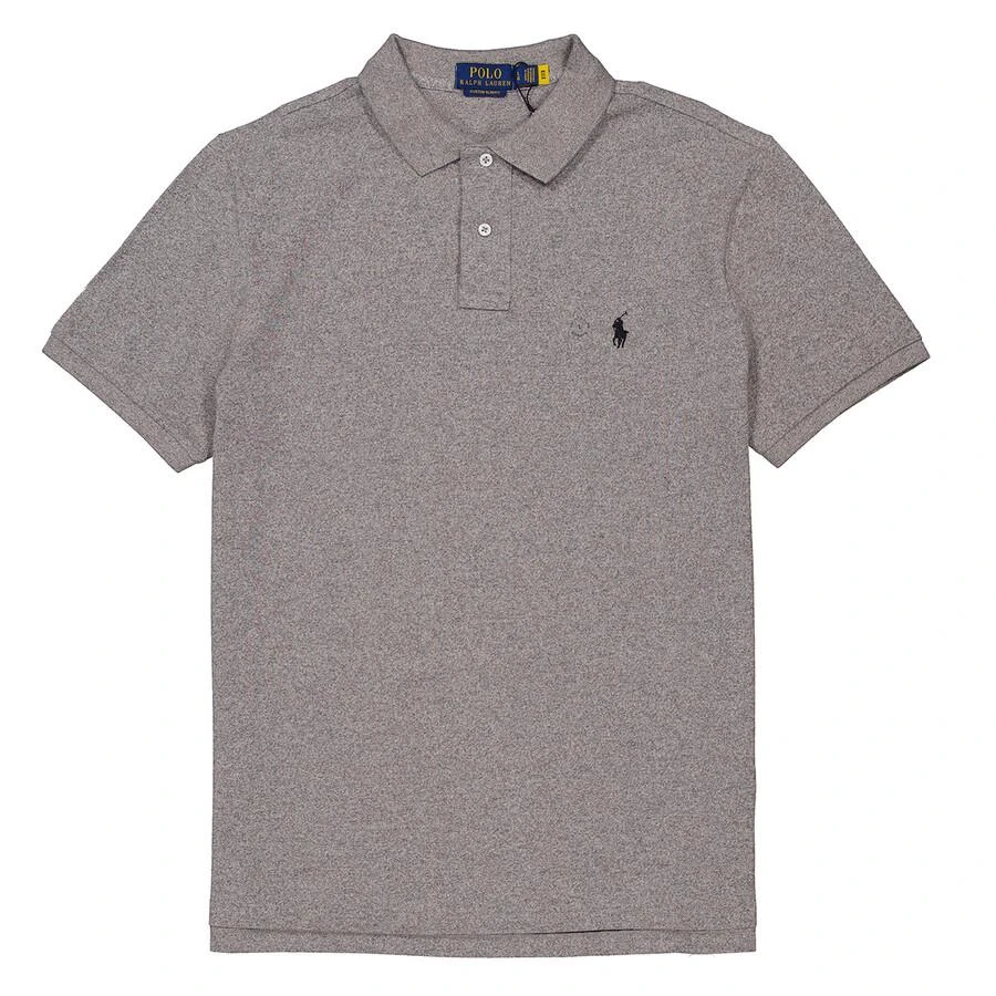 Ralph Lauren Classics Grey Embroidered Logo Polo Shirt