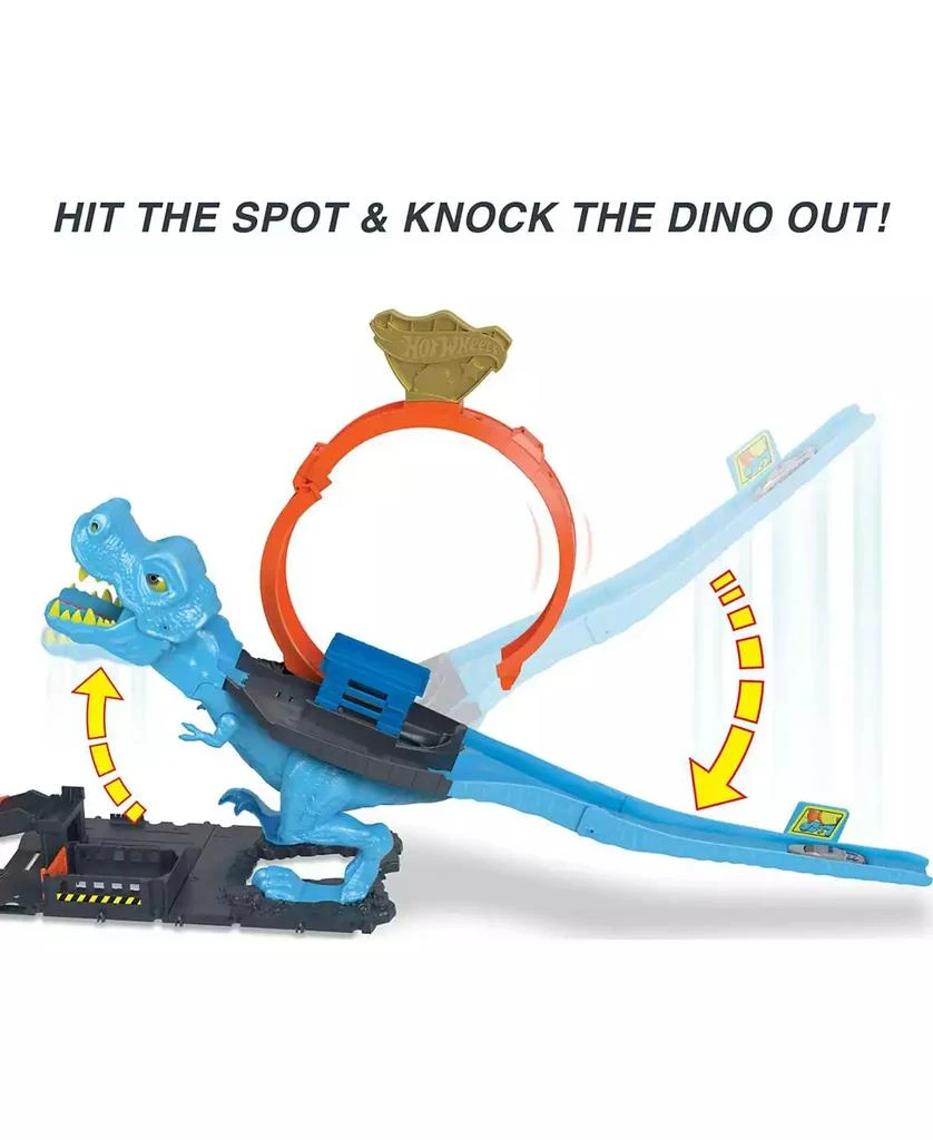 Hot Wheels City T-Rex Chomp Down Playset 4