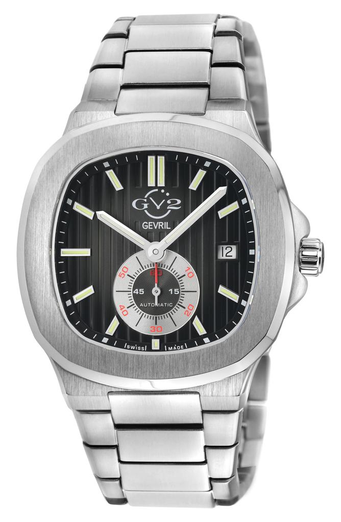 GV2 Potente Automatic Stainless Steel Bracelet Watch, 40mm