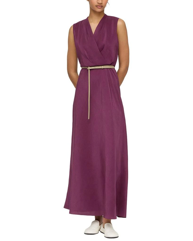 Sleeveless Pleated A-Line Maxi Dress  On Sale Now with Up to 61% Off |  Discover Exclusive Deals & Savings at BeyondStyle  Authentic Lafayette 148  New York Women|dresses|women|women's clothing with Limited-Time