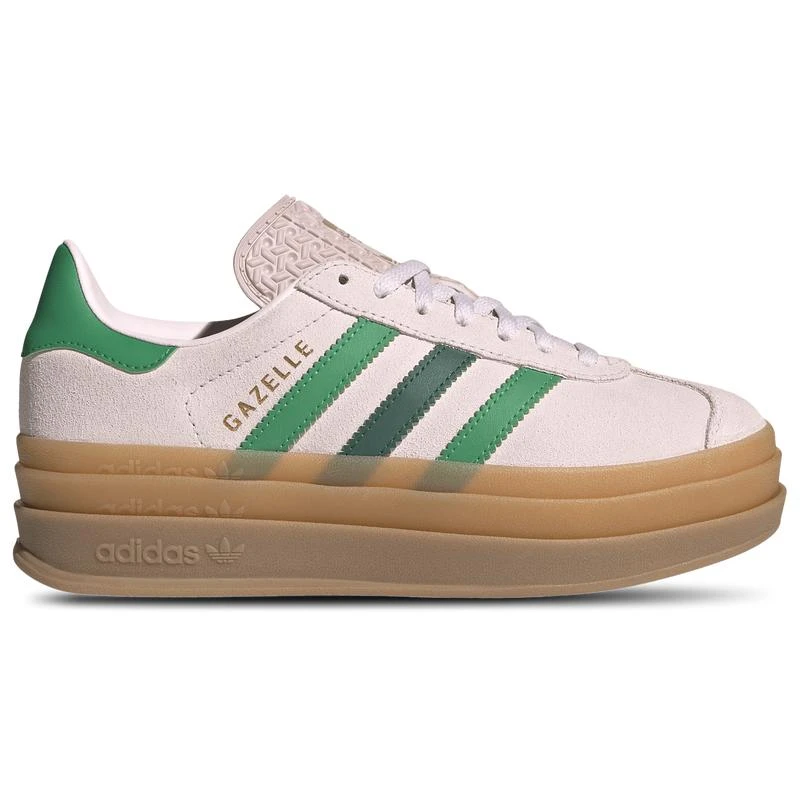 adidas gazelle silver green womens Adidas Originals Gazelle Bold Grade School Girls' "Wonder Alumina/Semi   DTLR