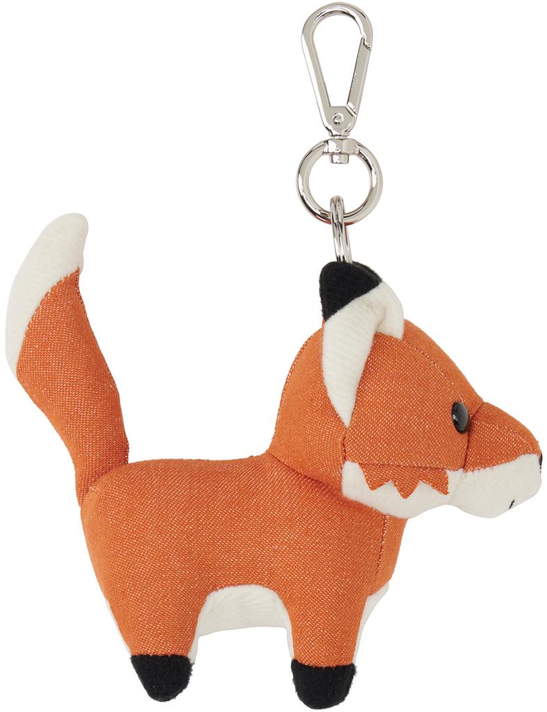 Fox Keychains Maison Kitsune Keyring Maison Kitsune Orange