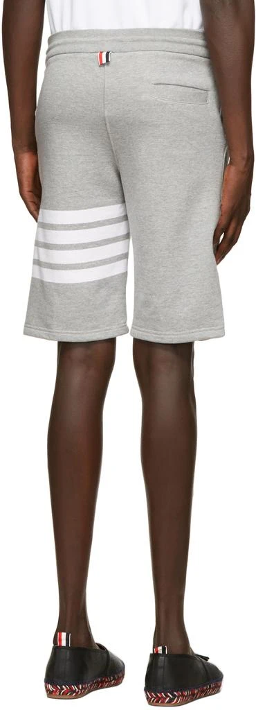 Thom Browne Grey Engineered 4-Bar Shorts 3