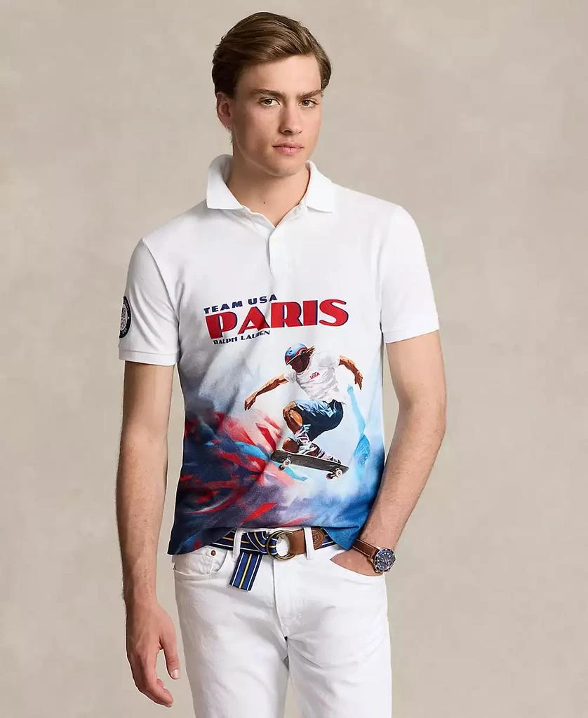 Ralph Lauren Men's Team USA Mesh Graphic Polo Shirt 1