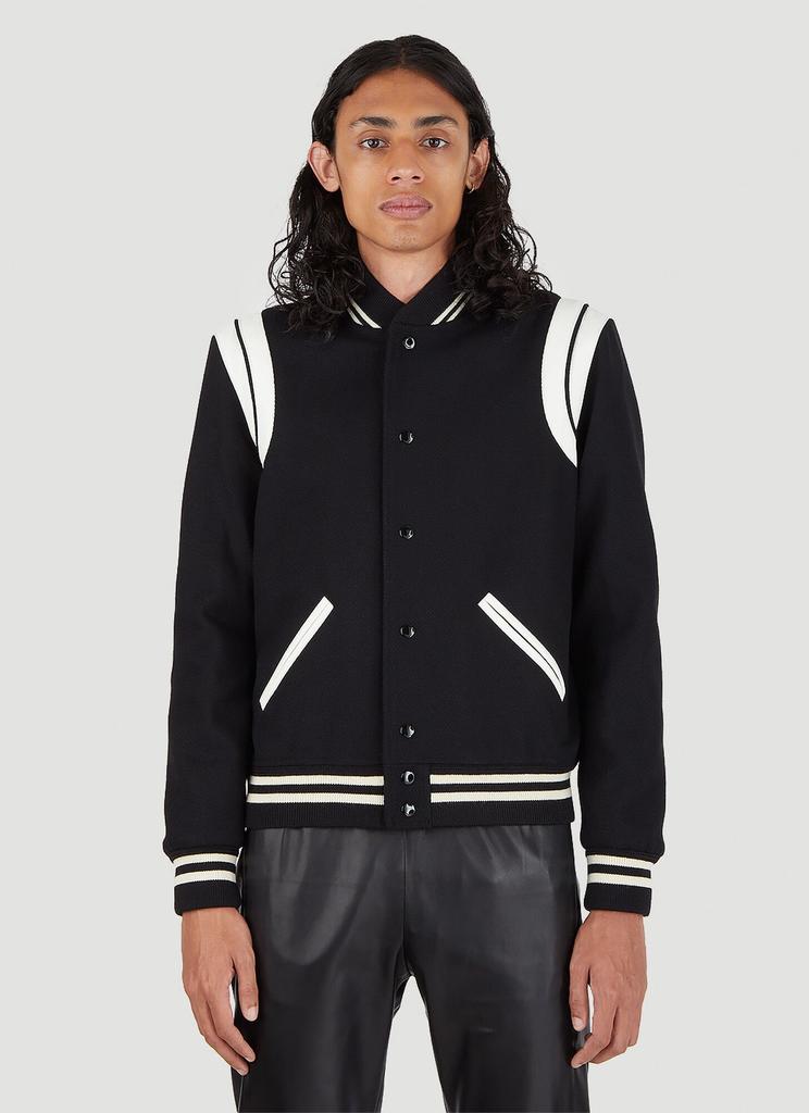 アウターその他 SAiNT LAURENT 'Saint Laurent Teddy' bomber jacket Saint Laurent Teddy Bomber Jacket | Black | FARFETCH