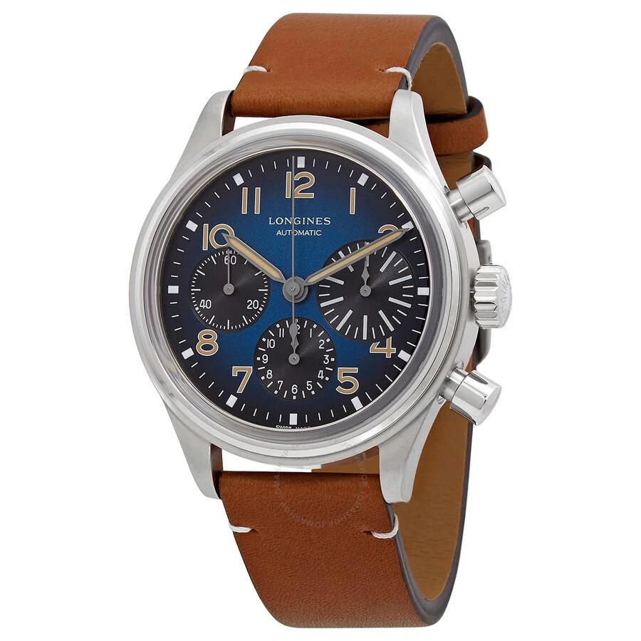 Longines Heritage Chronograph Automatic Blue Dial Men's Watch L2.816.1.93.2 1