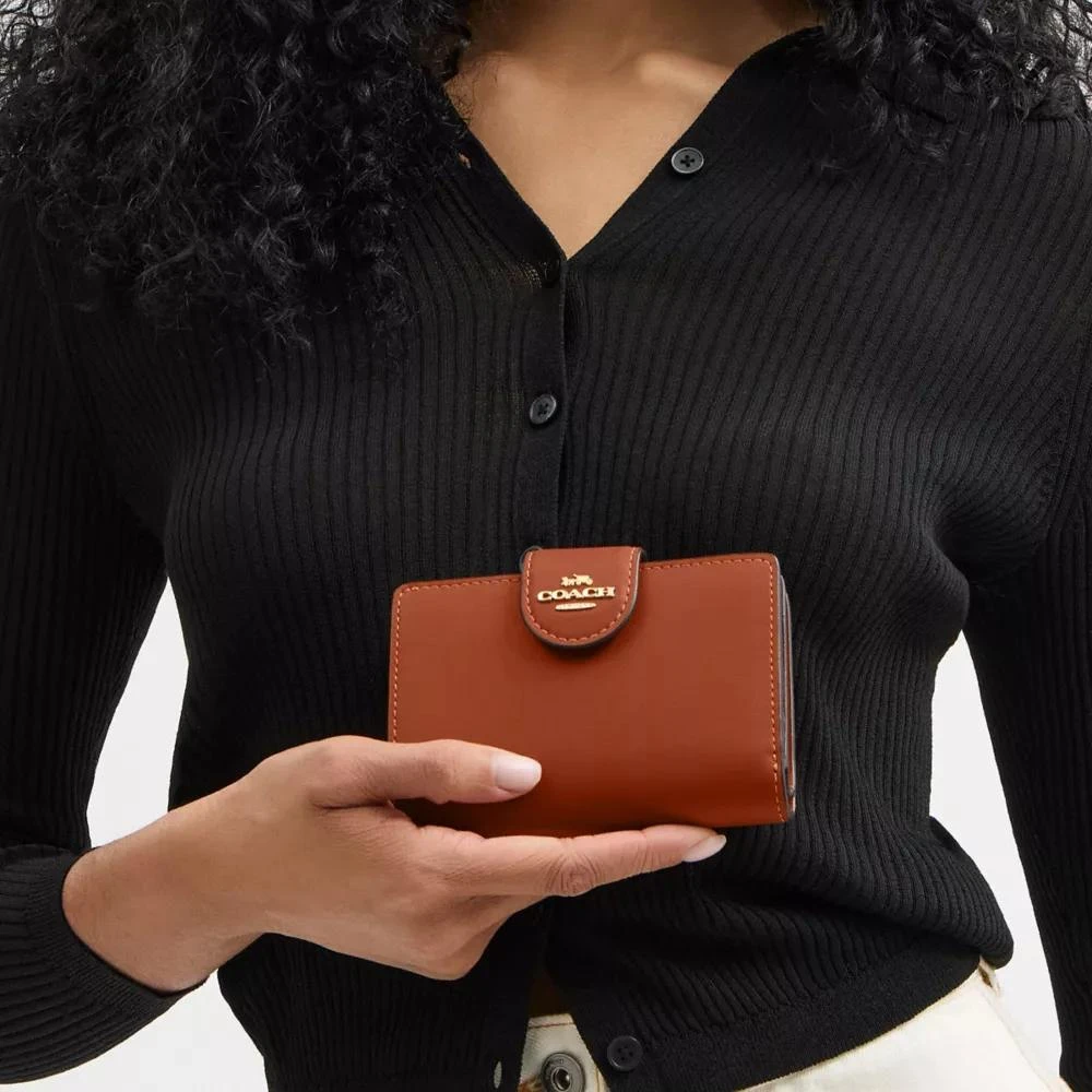 Coach Medium Corner Zip Wallet 4