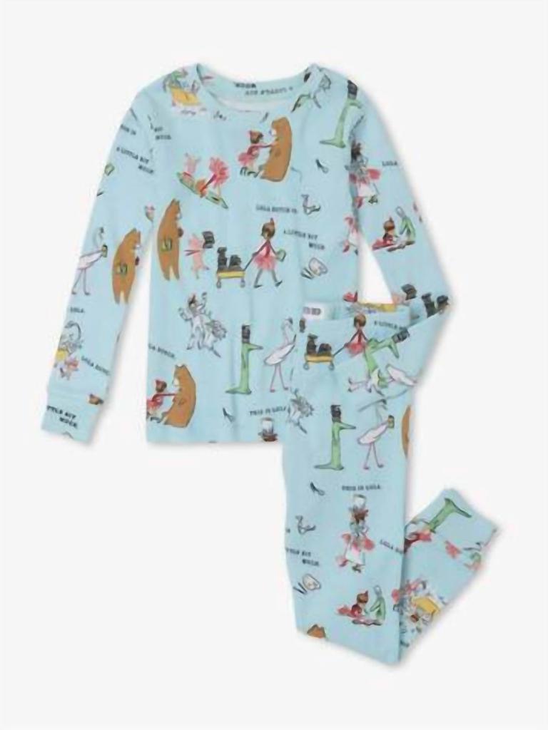 Books To Bed Girl's Lola Dutch Pajamas