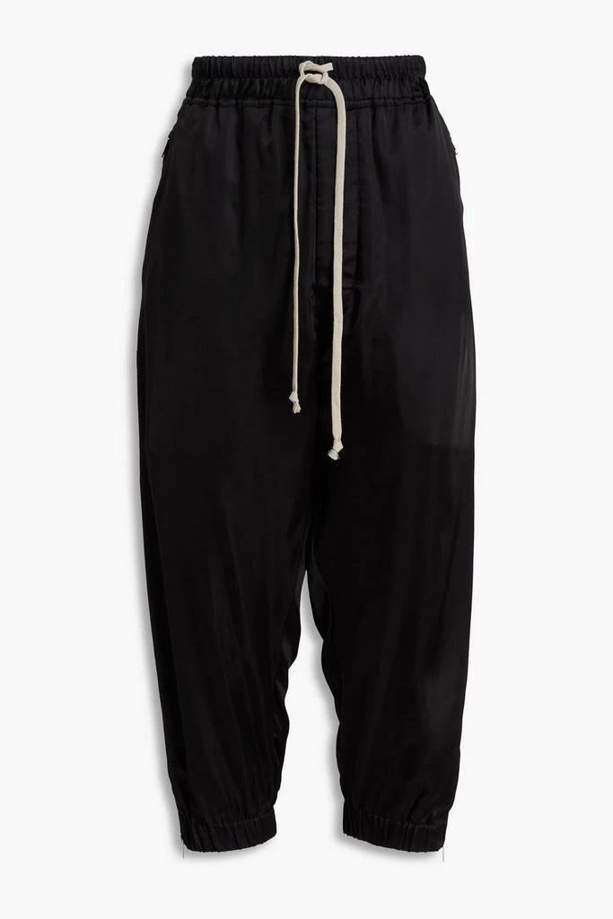 Rick Owens Cropped cupro track pants 1