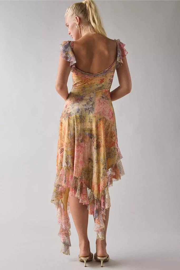 Urban Outfitters UO Hyacinth Lace Spliced Midi Dress 4