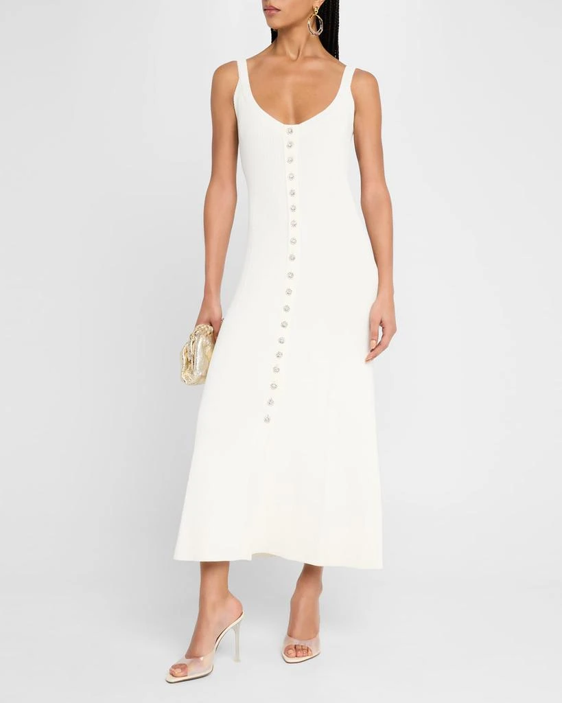 Generation Love Sharon Sleeveless Crystal-Button Sweater Dress 2