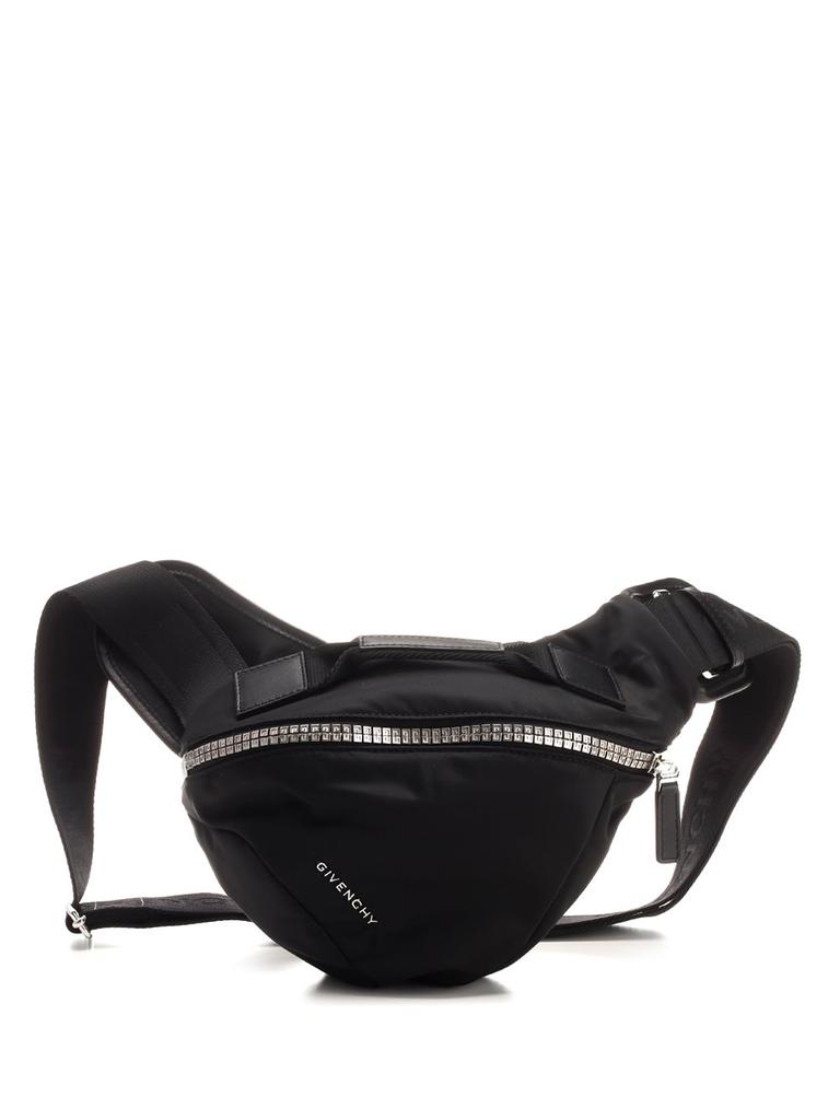 Shop Givenchy Small G-Zip Triangle Shoulder Bag on Sale at