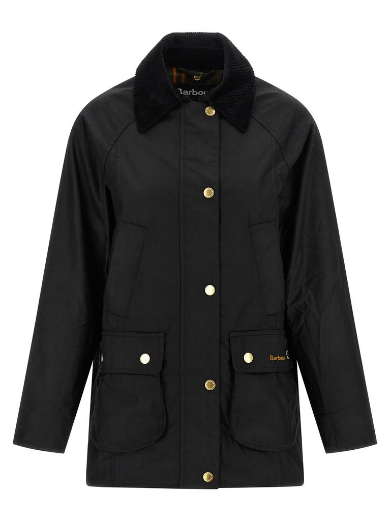 Barbour Beadnell Waxed Jacket With Crop Cut - Jackets
