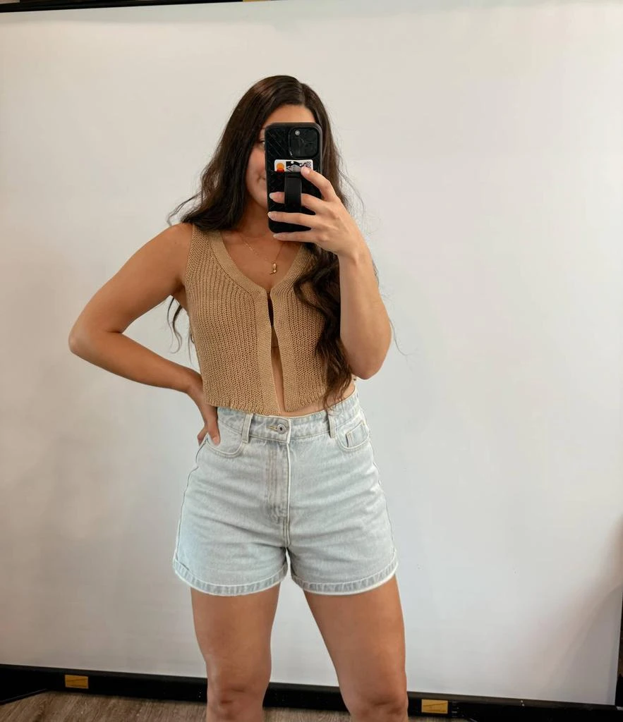 Blu Pepper Blu Pepper - Front Hook Crochet Knit Tank Top 2