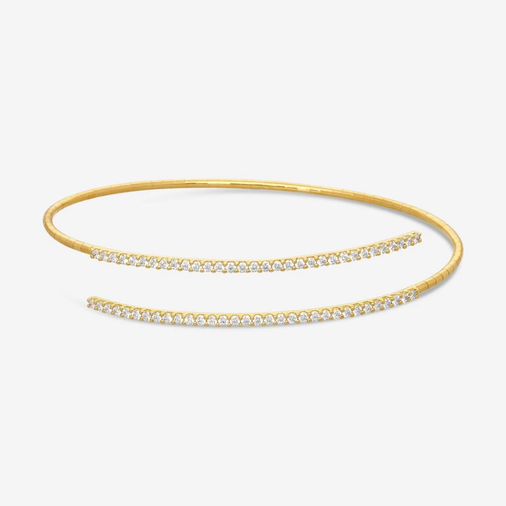 Mattia Cielo Mattia Cielo Rugiada Tennis 18K Yellow Gold 
Titanium Diamond Bracelet LJWR304-YM