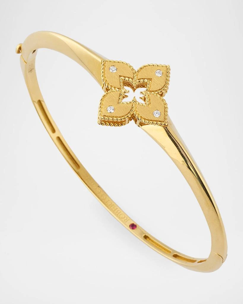 Roberto Coin 18K Gold Diamond Bangle Bracelet 3