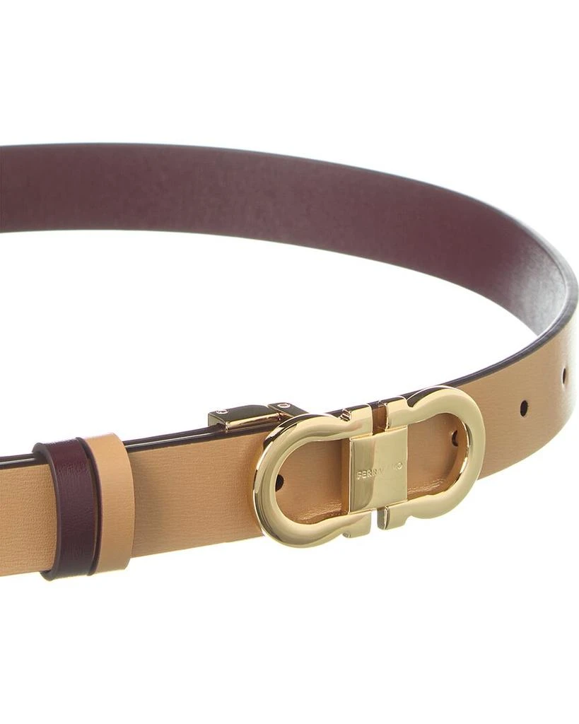 Salvatore Ferragamo Ferragamo Gancini Reversible & Adjustable Leather Belt 3