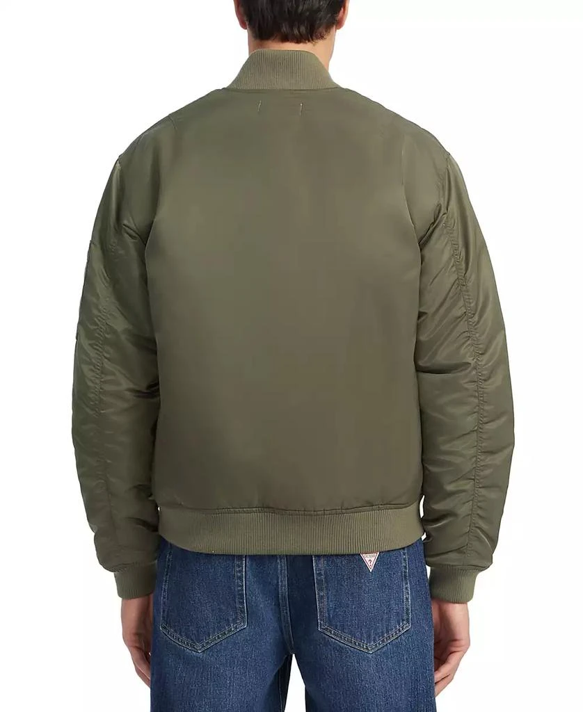 GUESS Men's Water-Repellent Full-Zip Bomber Jacket 2