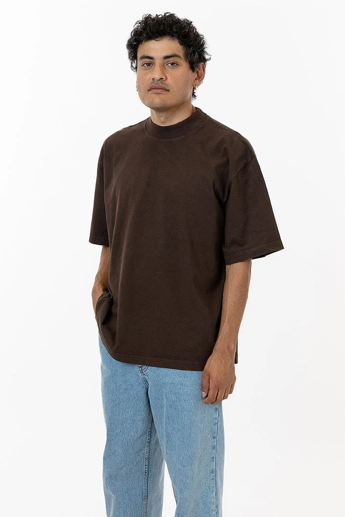 Los Angeles Apparel 1825GD Unisex - Oversized Short Sleeve High Mockneck T-shirt 18