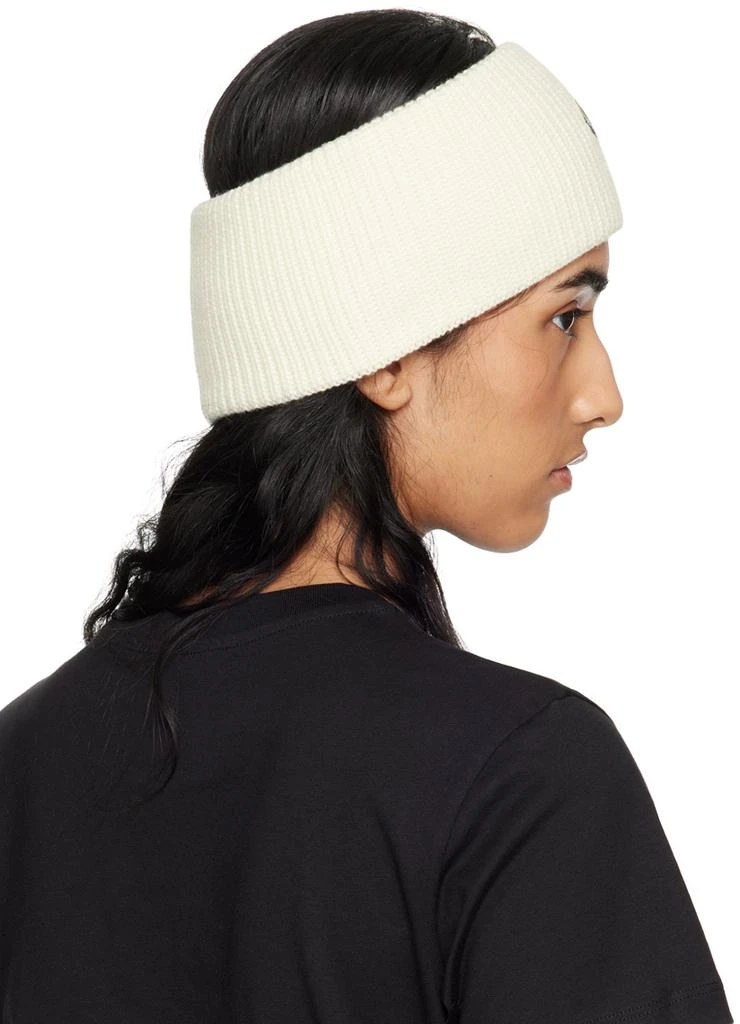 Moncler Off-White Wool Headband 3