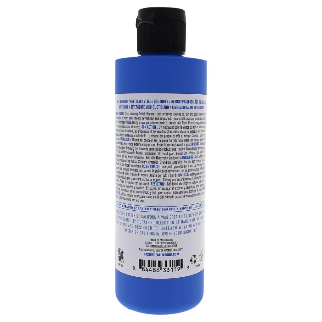 Baxter of California Daily Face Wash For Men 8 oz Cleanser 1