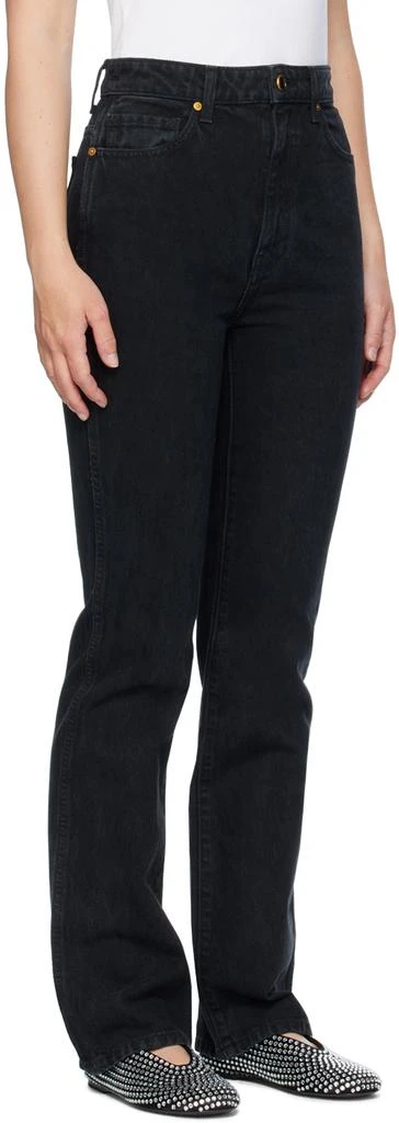 Khaite Black 'The Danielle' Jeans 4