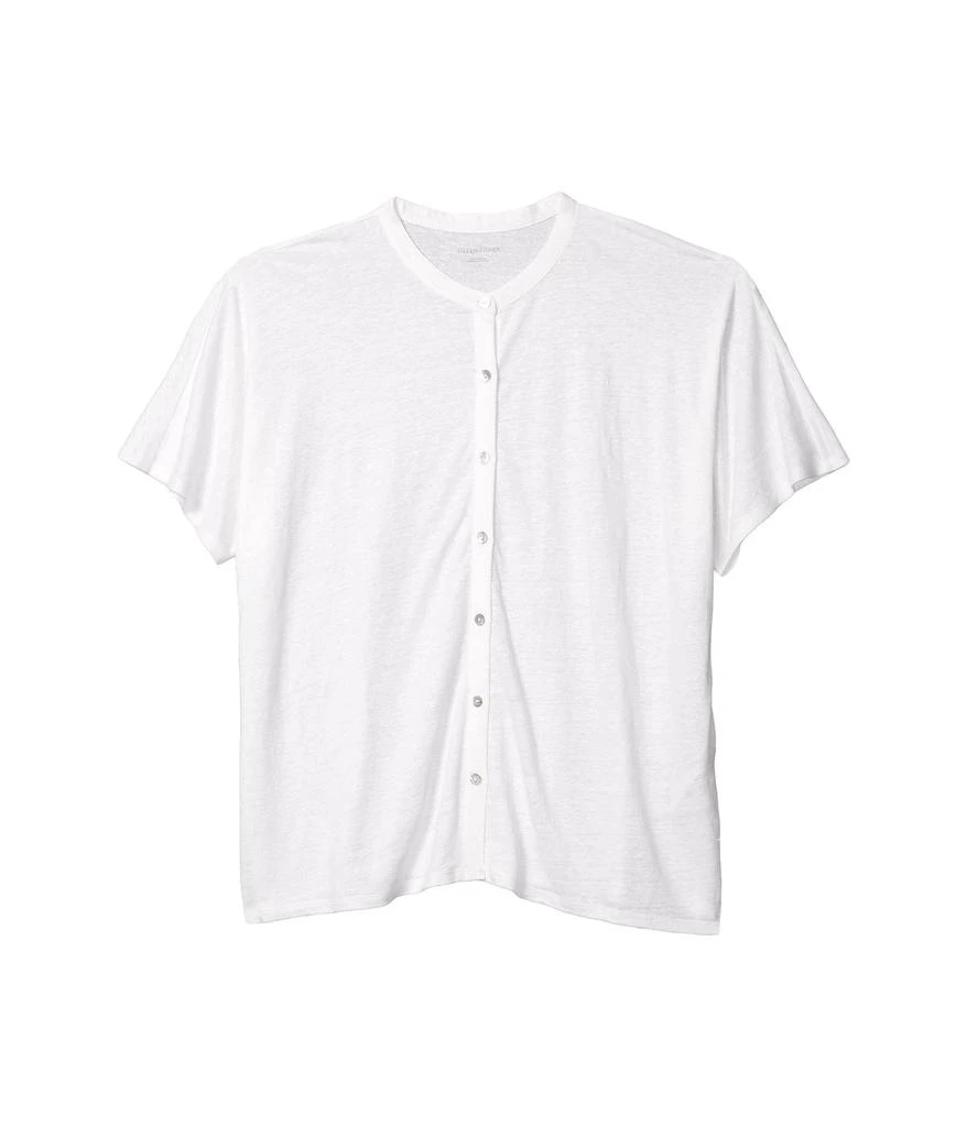 Eileen Fisher Mandarin Collar Shirt 1