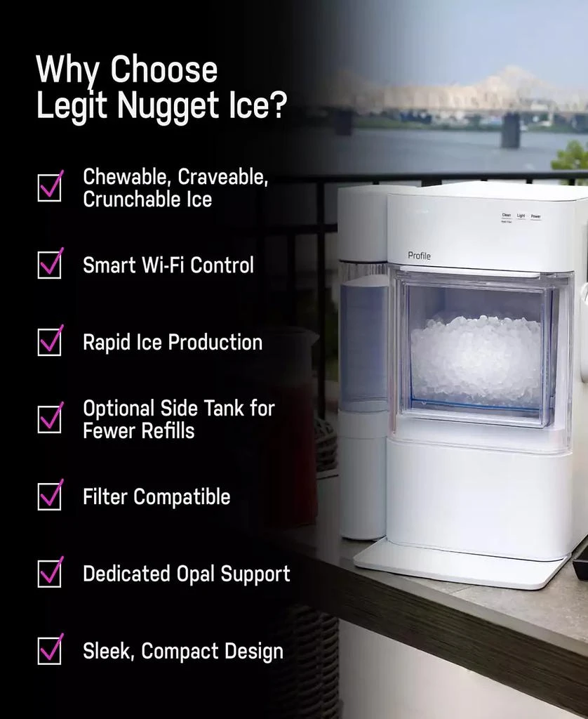 GE Appliances Profile Opal 2.0 Ultra Nugget Ice Maker 11