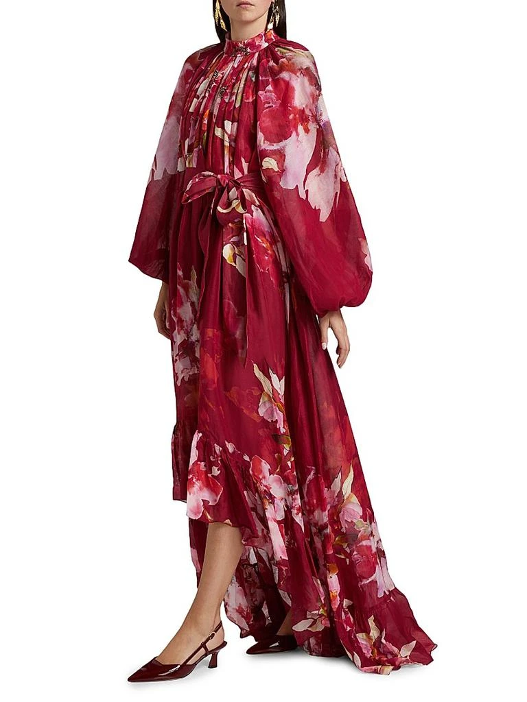 Hemant & Nandita Tuhi Floral High-Low Maxi Dress 4