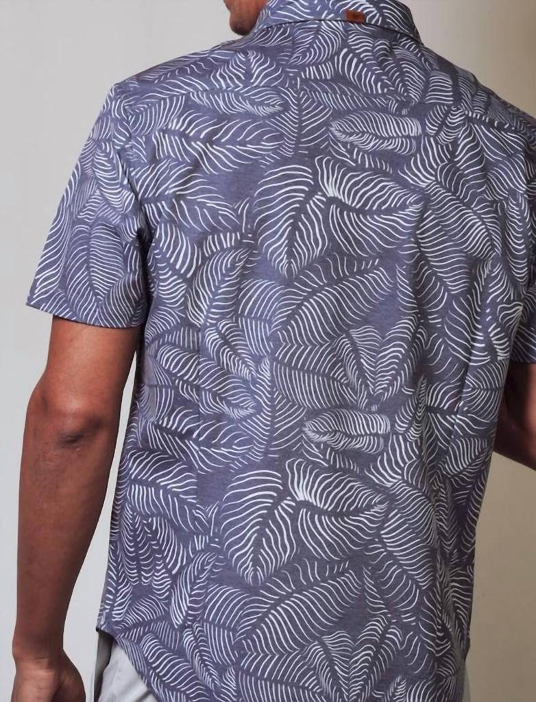 Fundamental Coast Wilshire Sagebrush Shirt In Maui Blue