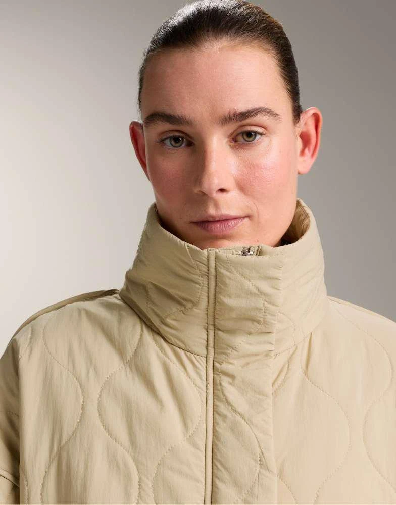 OYSHO OYSHO Waterrepellent fellex® aerogel padded jacket in beige 3