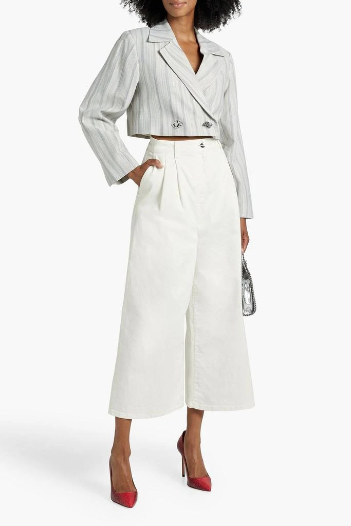 Altuzarra Cropped high-rise wide-leg jeans 2
