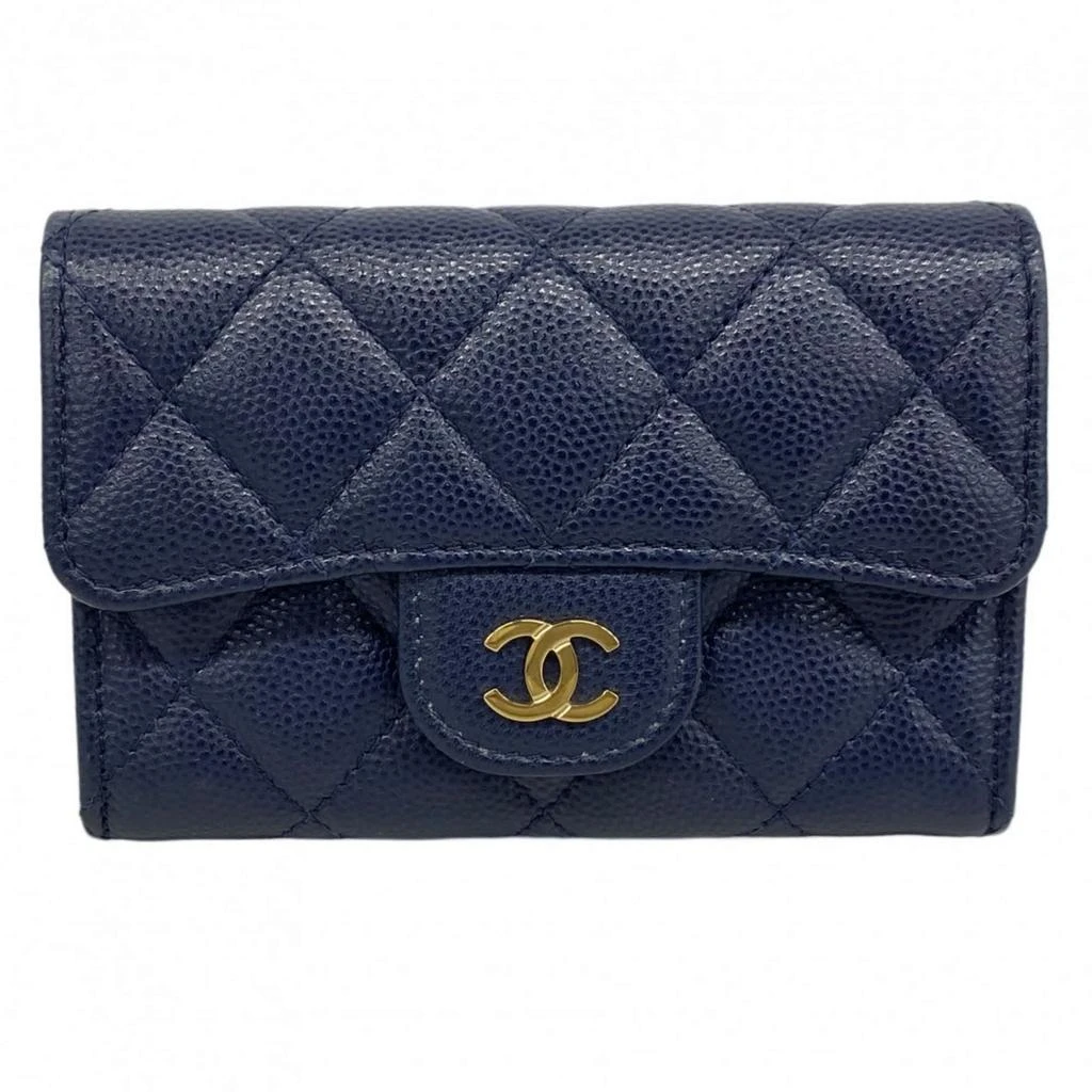 Chanel Grained Calfskin Card Case (Pre-Owned)