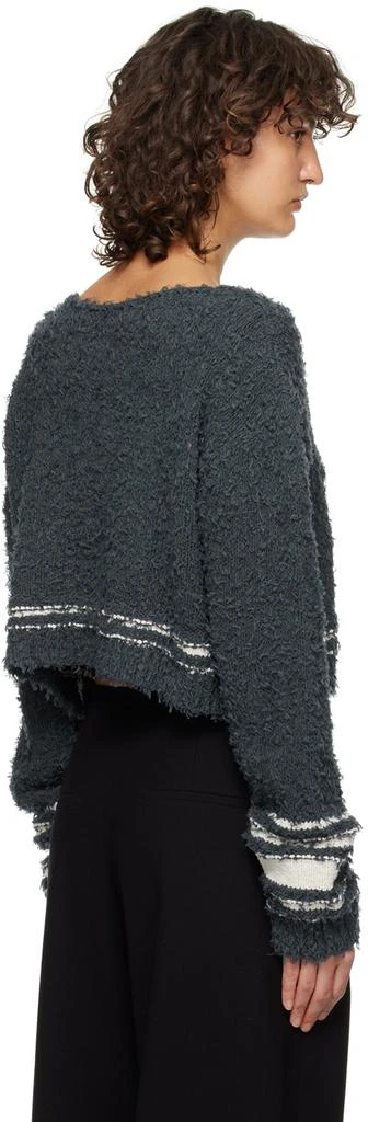 TheOpen Product Navy Cropped Sweater 3