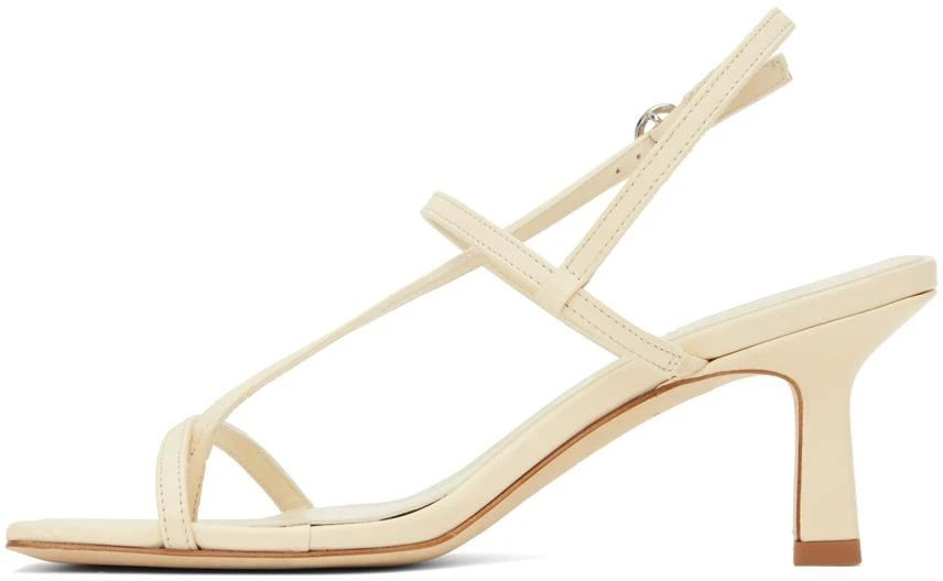 AEYDE Off-White Elise Heeled Sandals 3