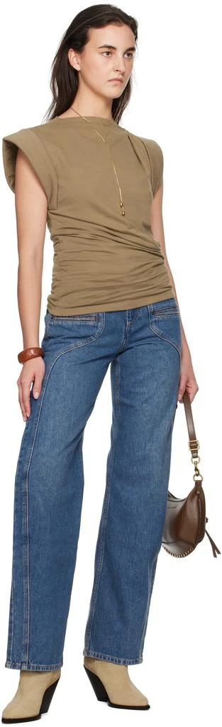 Isabel Marant Khaki Maisan T-shirt 4