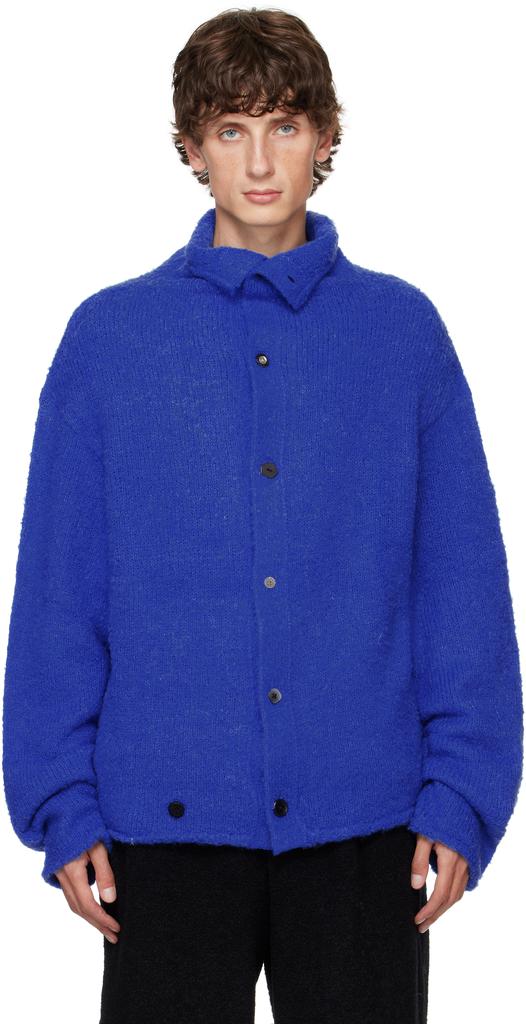 Shop Blue TRS Tag 01 Turtleneck on Sale at BeyondStyle – Get