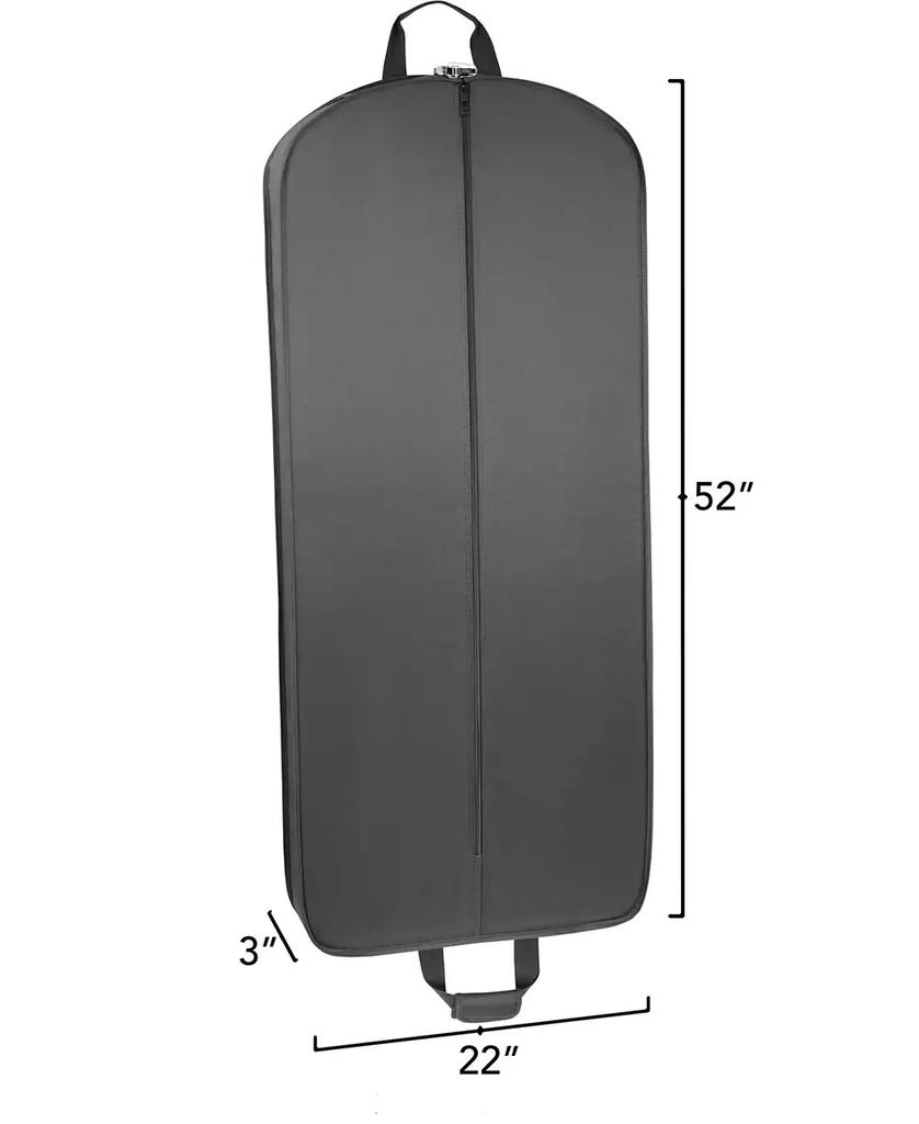 WallyBags 52" Deluxe Travel Garment Bag with Pockets