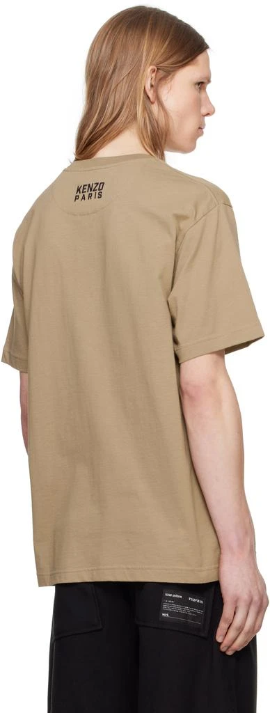 Kenzo Tan Kenzo Paris 'KENZO Happy Tiger' Embroidered T-shirt 3
