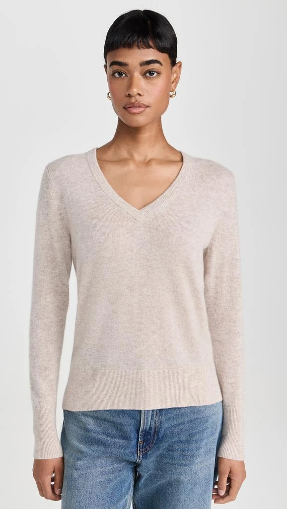 White + Warren Cashmere Core V Neck Pullover 6