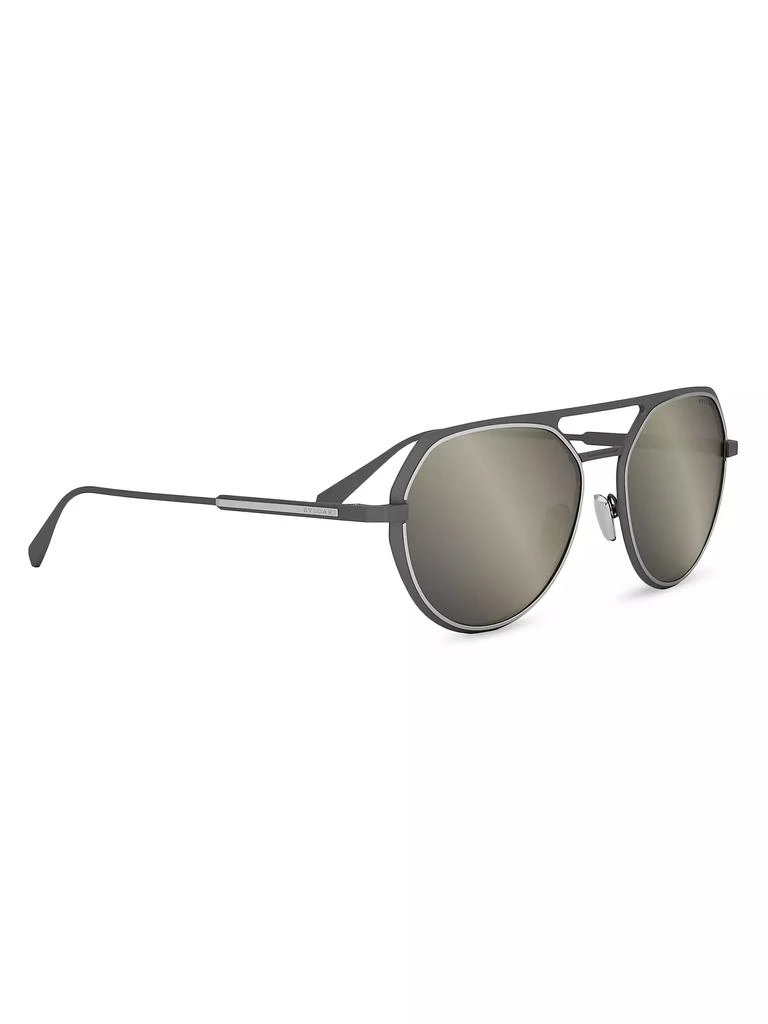 BVLGARI Octo 56MM Geometric Sunglasses 8