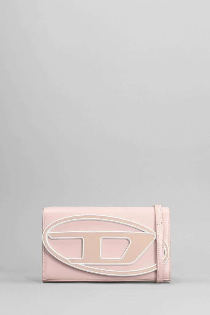 Diesel 1dr Shoulder Bag In Rose-pink Polyester 1