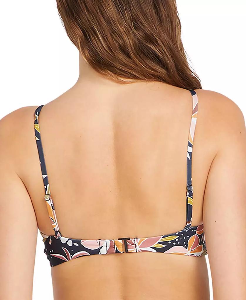 Volcom Juniors' Fronds Forever Knot-Front Bikini Top